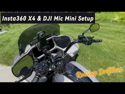 Insta360 Camera Motorcycle Setup