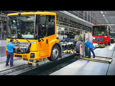 Inside German Factory Producing New Electric Mercedes-Benz Truck
