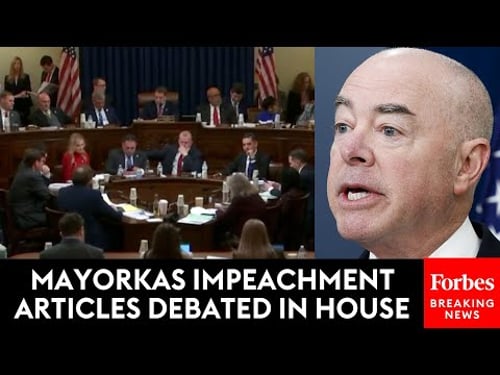 BREAKING NEWS: Republicans & Dems Debate Mayorkas Impeachment Articles In Homeland Cmte | Part 1