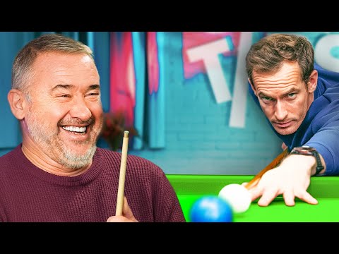 Andy Murray Gets Competitive While Playing Snooker With Stephen