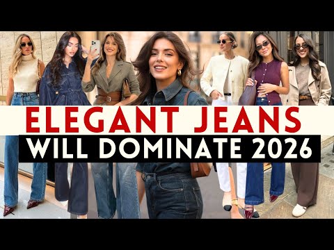 🔴NEW ELEGANT JEANS TRENDS That Will Dominate FALL WINTER 2026! | Mia Moda