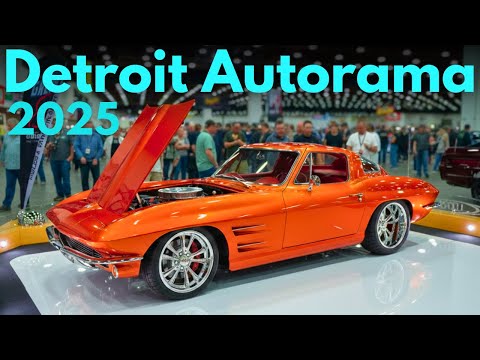 DETROIT AUTORAMA 2025 - RIDLER AWARD SHOW - Custom Cars, Hot Rods, Muscle Cars & More in 4K