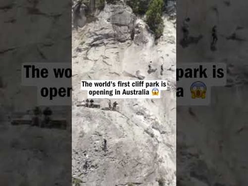 The world's first cliff park has opened in Australia