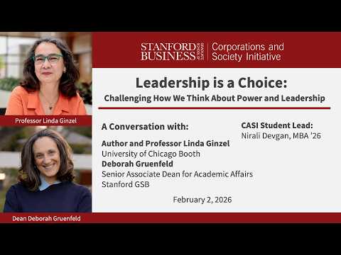 Leadership is a Choice: Challenging How We Think About Power and Leadership