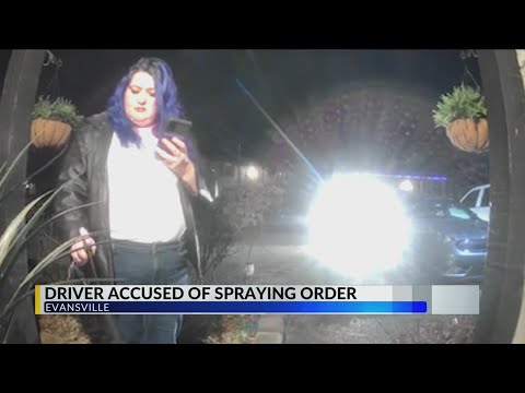 Woman arrested for allegedly spraying substance on DoorDash food delivery