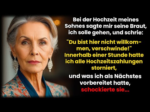 Bei der Hochzeit meines Sohnes warf mich die Braut raus – also strich ich das Geld für die Feier