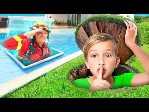 VLAD Builds 4 SECRET Rooms in ONE COLOR!