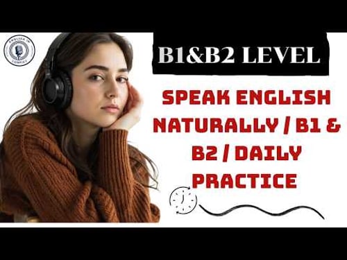 👉 Stop Translating in Your Head — Speak English Naturally (B1–B2 Daily Practice)