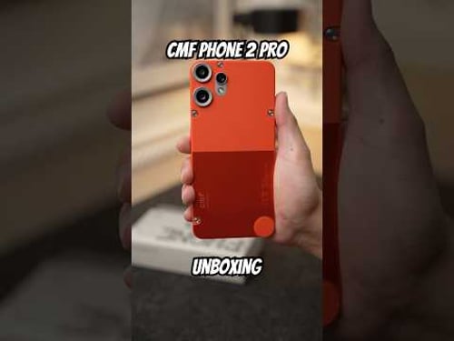 "Unboxing time! ✨ Let's see what's inside 📱 #CMFPhone2Pro #Nothing #Tech #TechReview