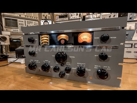 Finished! Restored 1940's Secret Listening Post Receiver, See And Hear It Operate! The RCA CR-88