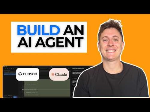 Build your first AI agent in under 23 minutes (Cursor, no code)