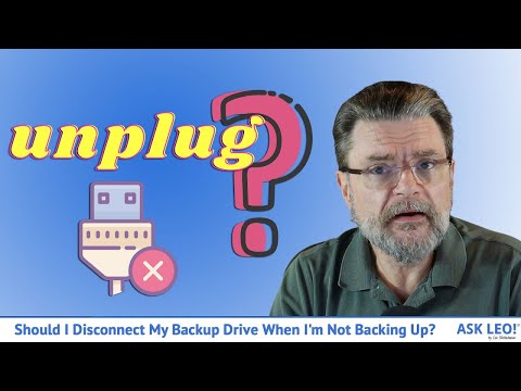 Should I Disconnect My Backup Drive When I'm Not Backing Up?