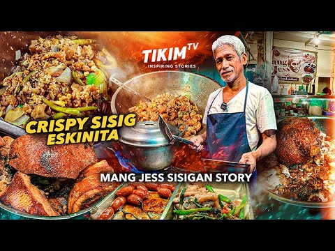 Crispy Pork SISIG , PINAPAITANG Litid sa Eskinita sa Quiapo | Mang Jess Sisigan Story | TIKIM TV