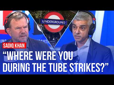 James O'Brien criticises Sadiq Khan for absence during underground strikes | LBC