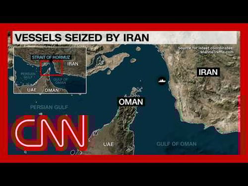 Iran says it seized 2 ships crossing Strait of Hormuz