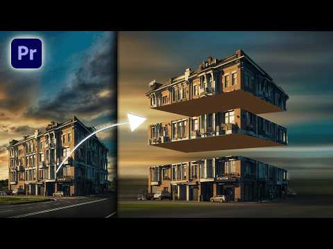 3D Building Split Effect in Premiere pro