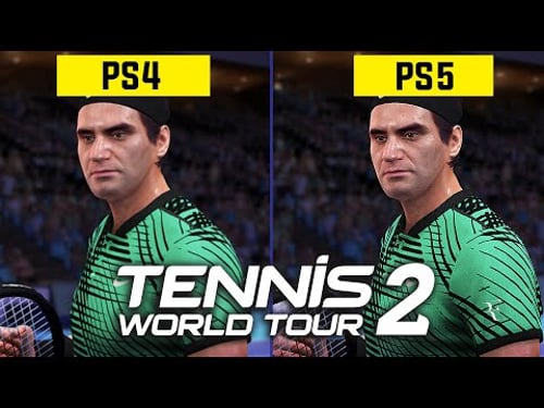 Tennis World Tour 2 Graphics Comparison (PS4 vs PS5)