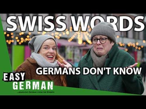 13 Swiss Words That Germans Don’t Understand | Easy German 538