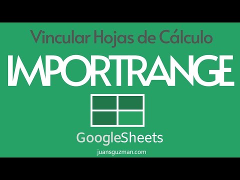 Conecta tus hojas de cálculo con IMPORTRANGE en Google SHEETS 📊✨