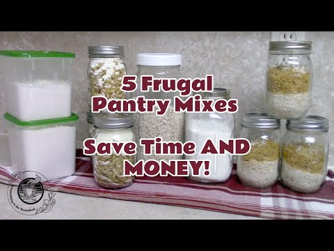 5 Frugal DIY Pantry Mixes | Convenient & Easy | Save Time & MONEY | Homemaking on the Homestead