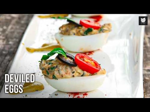 Quick Deviled Eggs Recipe | Delicious 10-Minute Starter | Protein-Rich, Easy & Tasty Snack Recipe