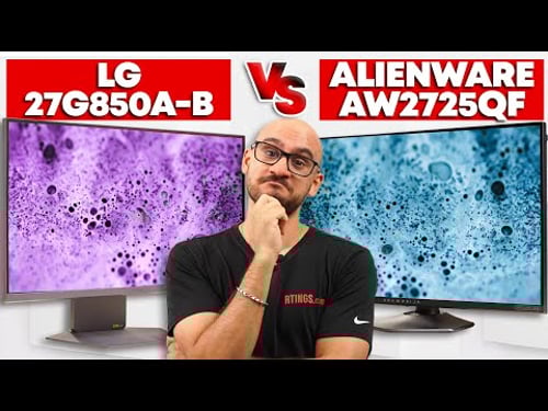 Dell Alienware AW2725QF vs LG 27G850A-B: Battle of Dual-Mode Monitors