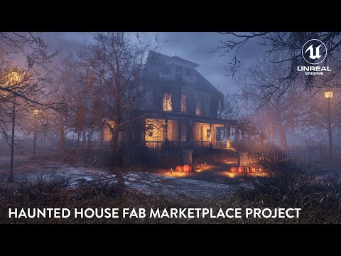 Haunted House Environment - FAB Marketplace Pack
