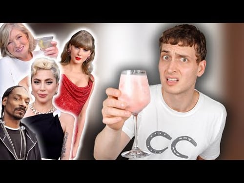 Trying Celebrities' Favorite Cocktails