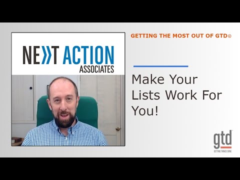 How To Make Your Lists REALLY Work For You