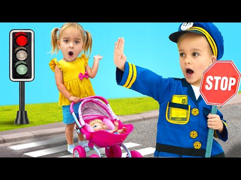 Kids learn road safety and traffic rules