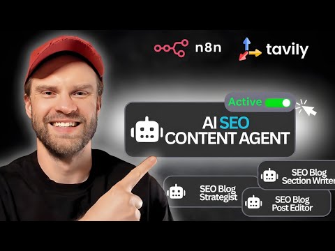 AI Marketing SEO AI Agent That Creates and Markets Your Entire Blog Using n8n and tavily