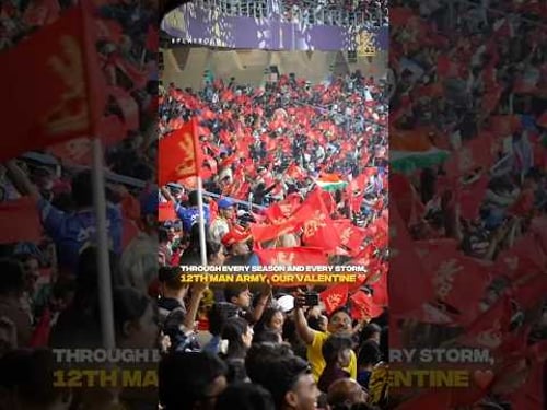 You’re our forever, 12th Man Army! ❤️| #ValentinesDay | RCB