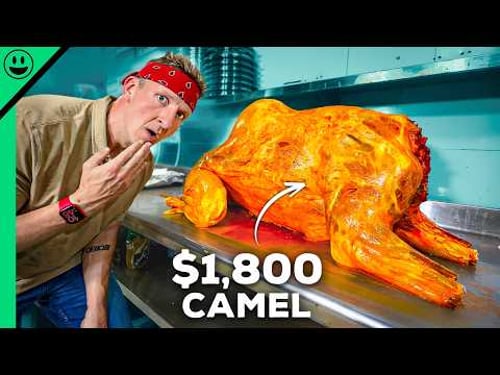 Taking on Dubai’s RARE Baby Camel Platter!!