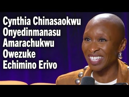Cynthia Erivo teaches us how to pronounce her real name