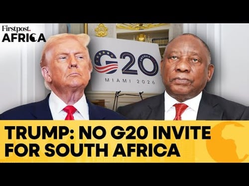 Trump Says South Africa Not Invited for G20, Ramaphosa Calls Out Decision | Firstpost Africa | N18G