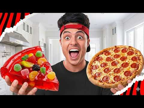 JELLY FOOD VS REAL FOOD!