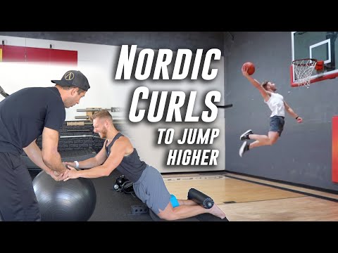 How to do Nordic Curls the RIGHT way & JUMP HIGHER (Hardest Hamstring Exercise) | Dunk Journey 493