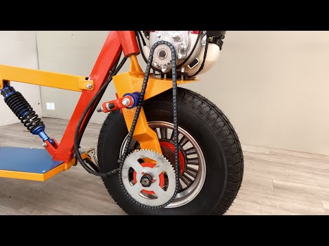 Build A Mini Super Motorbike From Scrap At Home