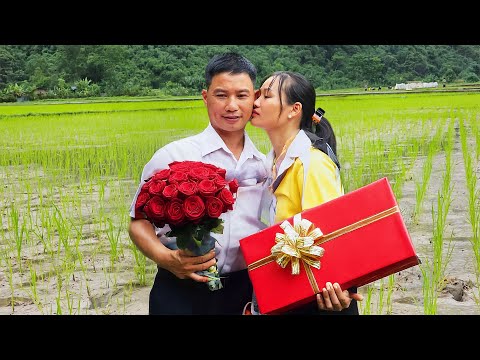 My Husband's Surprise Gift - Cooking Grilled Chicken and Fried Meat for the Family