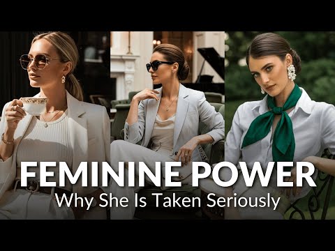 How Elegant Women Command Respect Without Saying a Word - Feminine Energy and Quiet Authority