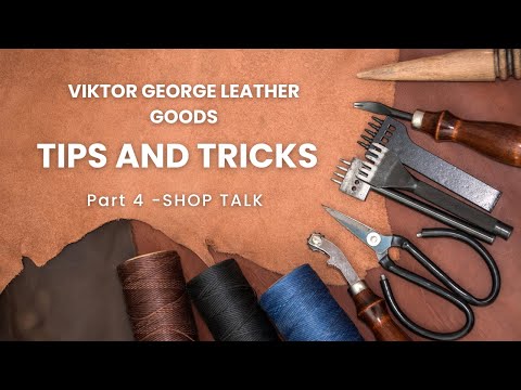 Expert Tips And Tricks Revealed In Leather Shop Episode 4 #leather #youtube #youtubevideo #youtuber