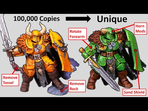 Kitbash Your Duplicates! The Easiest Conversions for Extra Copies of Mono-Pose Miniatures