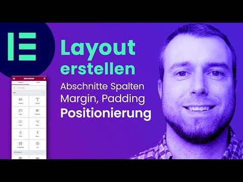 Layout / Design mit Elementor 👉🏻 Tutorial für Anfänger & Fortgeschrittene (Margin, Padding, Spalten)