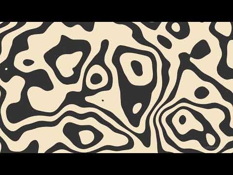 Warm Beige & Charcoal Topographic Wave Wallpaper | 6-Hour 4K Loop • Relaxing Live Background