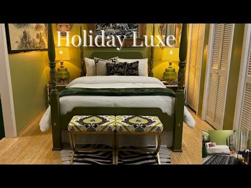 Luxe Bedroom Makeover | Just in time for the Holidays