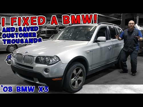 As much as the CAR WIZARD hates BMW's, he saved owner thousands fixing this '08 X3. What did he do?