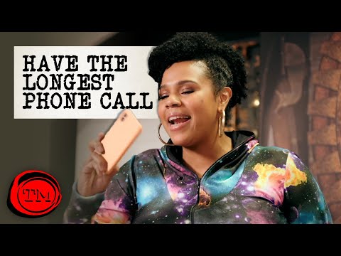 Have the Longest Telephone Conversation | Full Task | Taskmaster