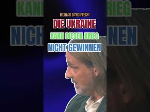Richard David Precht Die Ukraine kann diesen Krieg nicht gewinnen #shortsfeed #precht #shorts