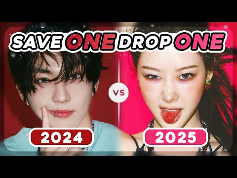 🌈✨SAVE ONE DROP ONE K-POP 2024 VS 2025 : Which Year Wins? (Same Group) ✨🌈