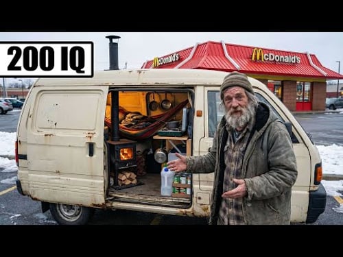 How Homeless People Turn a Van Into a Comfortable Home